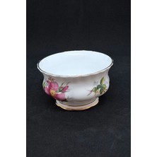 Royal Albert Prairie Rose (Çayır Gülü) Bone China Antika Porselen Şekerlik/çerezlik 150 ml