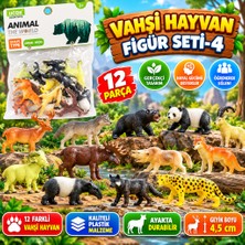 Urfakent Poşette 12 Li Vahşi Hayvan Figür Seti-4