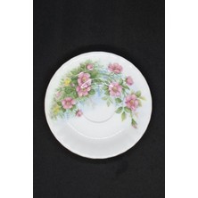Royal Albert Petula Bone China England Antika Porselen Kahve Fincan Tabağı 12 cm