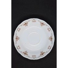 Abbetc Königlich Tettau Antika Çay Fincan Tabağı 14 cm