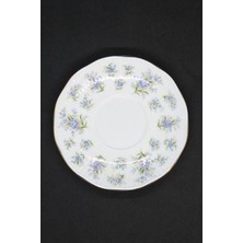 Abbetc Queen's Fine Bone China Countryside Çay Fincan Tabağı 14 cm
