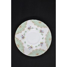 Royal Albert Happy Birthday Serisi Bone China England Vintage Porselen Fincan Tabağı 14 cm