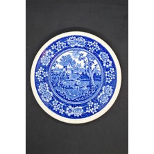 Abbetc Rusticana Alman Porselen Pasta Tabağı Lacivert 20 cm