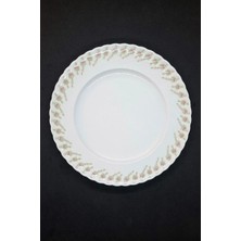 Bavaria Royal Tettau Ince Porselen Antika Porselen Pasta Tabağı 19.5 cm