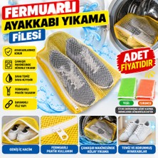 NW NessiWorld Çamaşır Makinesi Içinde Ayakkabı Terlik Yıkama Filesi  Fermuarlı (Adet Fiyatıdır)