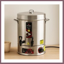 Bezos 16 L Elektrikli Çay Otomatı - Çift Musluk, 2000W, 160 Bardak Bzss