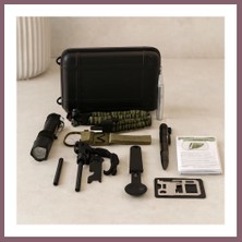Bezos 12 Parça Kamp ve Hayatta Kalma Seti (Survival Kit) Bzss