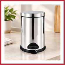 Bezos 3 L Metal Pedallı Çöp Kovası Strsnl
