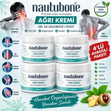 Nautubone Ağrı giderici  Paraben içermeyen Eklem Masaj Kremi 4 Adet