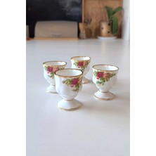 Royal Albert Old Country Roses Bone China Yumurtalık 4 Adet