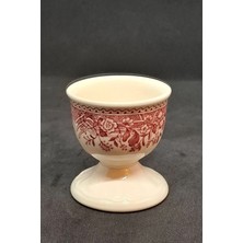 Abbetc Kırmızı Fasan Porselen 1 Adet Vintage Yumurtalık
