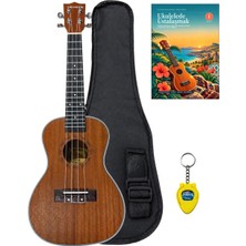 Salvador YA-001 Maun Concert Ukulele Set (Kılıf-Askı-Method-Pena Hediyeli)