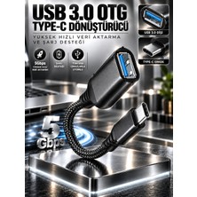 Yüksek Hızlı Veri Aktarma / USB 3.0 Otg To Type-C Data Şarj Çevirici Dönüştürücü / Hasır Kablo / Otg Veri Kablosu Tip C USB 3.0 Adaptörü A Hızlı Veri Aktarma Cep Telefon Tablet Pc Araba Için Kablo