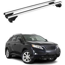Omac Lexus RX III 2009-2015 Arası Uyumlu Port Bagaj Taşıyıcı Ara Atkı Alüminyum Gümüş 2 Parça