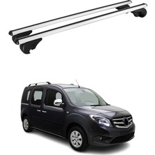 Omac Mercedes Citan W415 2012-2021 Arası Uyumlu Port Bagaj Taşıyıcı Ara Atkı Alüminyum Gümüş 2 Parça