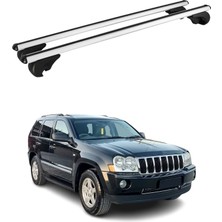 Omac Jeep Cherokee 2008-2013 Arası Uyumlu Port Bagaj Taşıyıcı Ara Atkı Alüminyum Gümüş 2 Parça