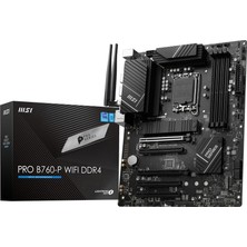 MSI Msı Pro B760-P Wıfı Ddr4 Intel B760 Soket 1700 Ddr4 5333(OC)MHZ Atx Gaming (Oyuncu) Anakart