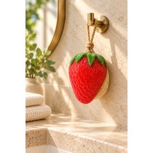Emila Home Dekoratif Kokulu Sabun & Peeling Etkili Asılabilir Dekoratif Banyo Sabunu & Sarı Limon Şekilli Lifli Katı Sabun 8,5X7X4,8