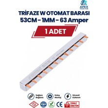 Sutem Trifaze W Otomat Barası 53CM 1mm 63 Amper - 1 Adet