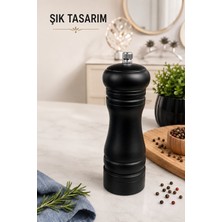 Emila Home Siyah Baharat-Tuz Öğütücü -Değirmeni 16 cm
