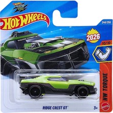 Hot Wheels Ridge Crest Gt - Hw Torque Yeşil 1/64 Diecast Model Araba