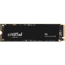 Crucial 1tb P3 M.2 Nvme Pcıe CT1000P3SSD8 3500 - 3000MB-S 5 Yıl Garanti Gen 3 SSD
