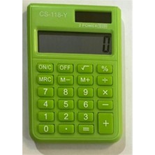 Csl CS-118-Y Yeşil 8 Hane Cep Tipi Hesap Makinesi