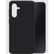 Burkina [black Lıquıd Sılıcone] For Samsung A16 ile Uyumlu Esnek Silikon Matte Kaymaz Yapı Iç Kadife Yüzey Darbe Emici Siyah Telefon Kılıfı (Siyah, Samsung A16)