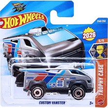 Hot Wheels Custom Vanster - Trophy Case Gümüş 1/64 Diecast Model Araba