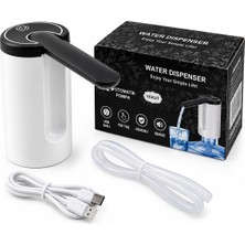 Ulu Pazarlama USB Şarjlı Otomatik Damacana Su Pompası 800MAH