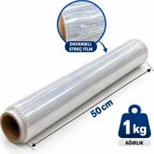 Ulu Pazarlama Ince Palet Streç 1 kg Beyaz 45 cm