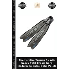 Özel Üretim Yüzücü Su Altı Sporu Tatil Cressi Gara Modular Impulse Dalış Paleti