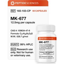MK-677 (Ibutamoren) 12.5mg (60 Capsules) Peptide Sciences