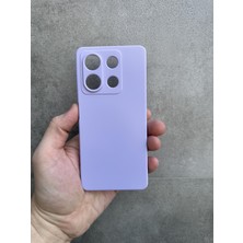 Kılıfexpress Xiaomi Redmi Note 13 4g Uyumlu Kamera Lens Korumalı Kadife Içi Lansman Yumuşak Silikon Kılıf - Lila