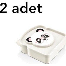 2 Adet Ekru Beslenme ve Sandviç Kutusu, Bpa Içermez, Okul, Piknik ve Kamp Için