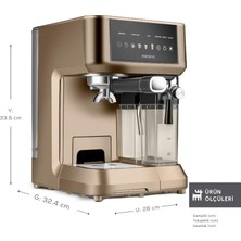 Happy Trend Mycaffe Barista S10 Walnut Brown CME002AC