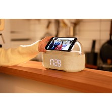 Happy Trend Bluetooth Hoparlör Saat Wireless Şarj Cihazı