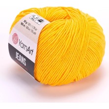 Happy Trend Jeans 50GR Pamuk Cotton Amigurumi El Örgü Ipi Ipliği Yünü 35 Sarı
