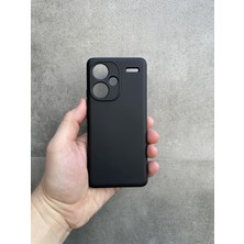 Kılıfexpress Xiaomi Redmi Note 13 Pro Plus 5g Uyumlu Lansman Kılıfı - Içi Kadife Dümdüz Mat Soft Silikon Kapak, Kamera Korumalı Darbe Emici (Siyah)