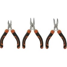 Happy Trend Yapı 3 Lü Mini Pense Seti Yan Keski Kargaburun Elektrikci Seti Hobi Profesional Kullanım