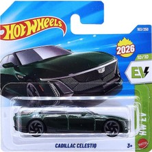 Hot Wheels Cadillac Celestiq - Hw Ev Yeşil 1/64 Diecast Model Araba