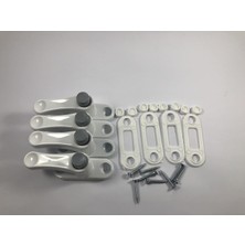 Happy Trend Emniyet Kilidi Pimapen Kilidi Güvenlik Düğmeli Metal Kilit (4 Adet)