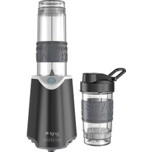 Happy Trend 300W, Paslanmaz Çelik, 570 ml ve 400 ml Şişeler Dahil, Siyah