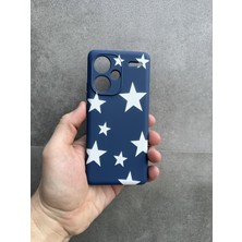 Kılıfexpress Redmi Note 13 Pro Plus ile Tam Uyumlu Büyük Yıldız Desenli Premium Silikon Kılıf