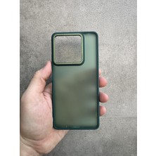 Kılıfexpress Redmi Note 13 4g Ultra Korumalı Yarı Haki Buzlu Mat Kılıf, Metal Lens Korumalı Lüks Kapak