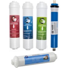 Happy Trend 3980 Watermanya Kapalı Kasa Su Arıtma Cihazı Uyumlu 5'li Filtre Seti Vontron Membranlı