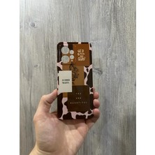 Kılıfexpress Xiaomi Redmi Note 12 4g Kılıf Estetik Kahverengi Inek Desenli Motif Yazılı Lansman Koruyucu Arka Kapak