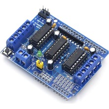 Happy Trend L293D Motor Sürücü Shield Alt Kart Dc 36V 0.6A 4x Dc Motor 2x Step Motor 2x Servo Motor Uno Mega Yüksek Akım Voltaj