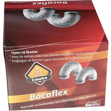 Happy Trend Bacamatik Için Bacaflex Aspiratör Davlumbaz Baca Borusu 127 mm 3 mt