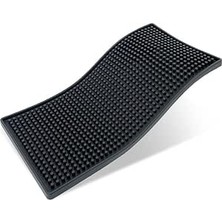 Happy Trend Bar Barista Ekipmanları Kurutma Kaymaz Bar Mat Silikon 15 x 30 cm